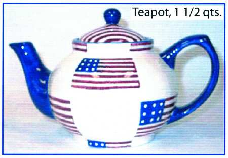 We Pledge Allegiance Teapot & Lid