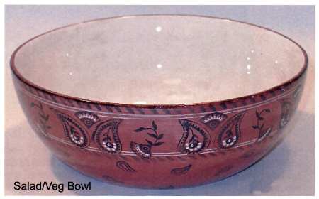Barnyards & Bandanas 10" Large Salad Serving Bowl
