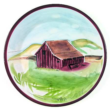 Barnyards & Bandanas 13" Chop Plate (Round Platter)