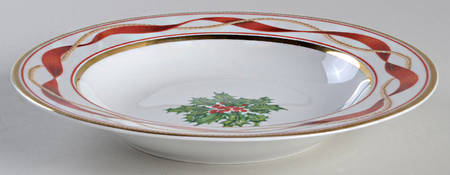 Holiday Splendour Large Rim Soup Bowl