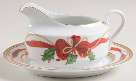 Holiday Splendour Gravy Boat & Underplate