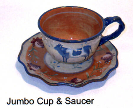 Avignon Jumbo Cup & Saucer Set