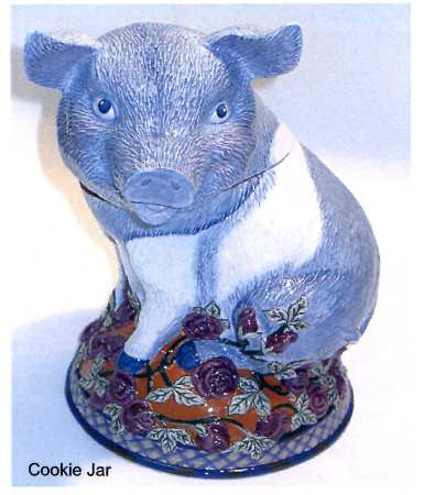Avignon Cookie Jar & Lid