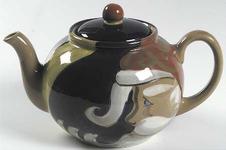 Jolly St. Nick Teapot & Lid