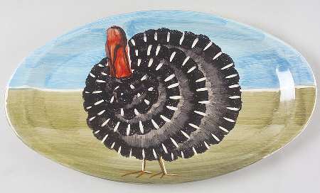 On The Farm 15" Oval Tray