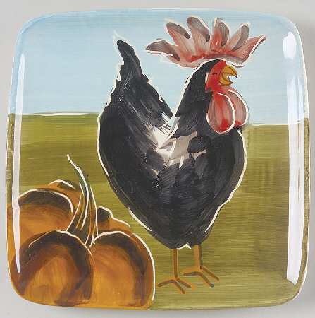 On The Farm Salad/Dessert Plate