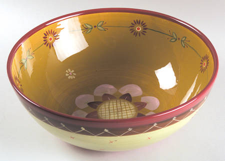 Brocade 11" Large Salad Serving Bowl
