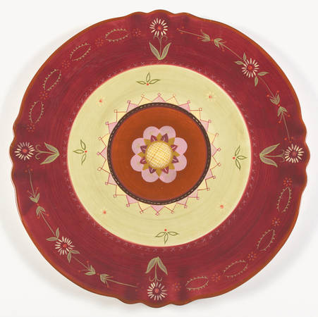 Brocade 17" Chop Plate (Round Platter)