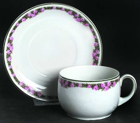 SCR262 Flat Cup & Saucer Set