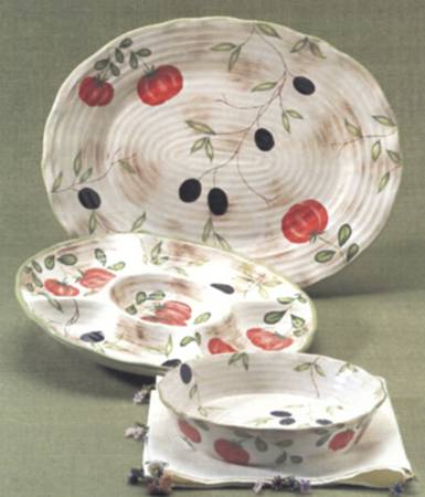 Pomodoro 18" Oval Serving Platter