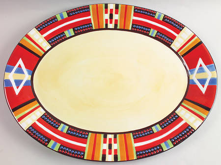 Jambo 18" Oval Serving Platter