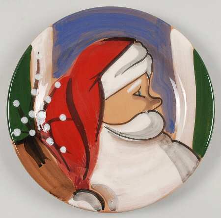 Jingle Bells Salad/Dessert Plate