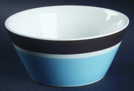 Palm Beach Blue Brown Soup/Cereal Bowl