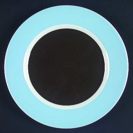 Palm Beach Blue Brown Salad/Dessert Plate