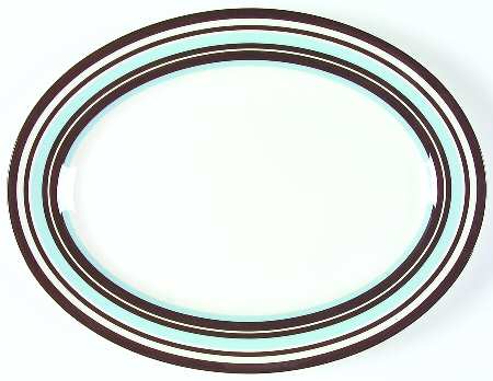 Circles 14" Oval Serving Platter