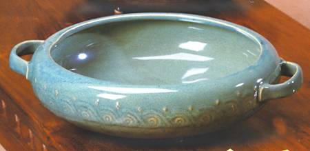 Nazca Sea (Light Blue) 10" Round Vegetable Bowl