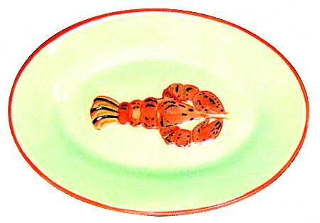 Under the Sea Canape Plate