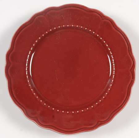 Tuscany Burgundy Salad Plate