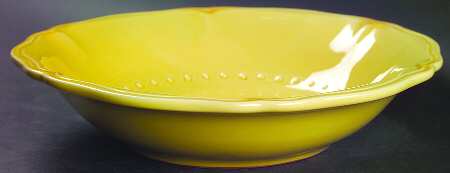 Tuscany Mustard 9" Individual Pasta Bowl