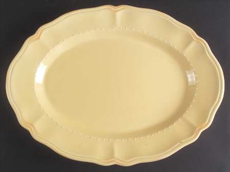 Tuscany Mustard 18" Oval Serving Platter