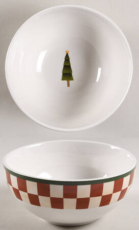 Folk Art Santas Soup/Cereal Bowl