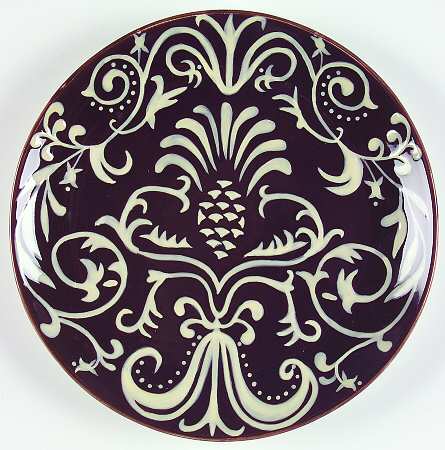 Victoria Chocolate Salad/Dessert Plate