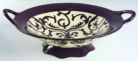 Victoria Chocolate 15" Round Serving Bowl
