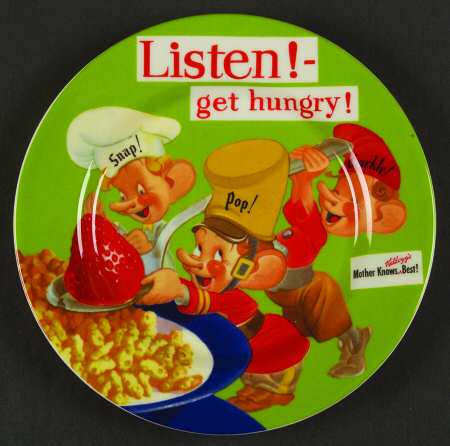 Rice Krispies Characters Toast Plate