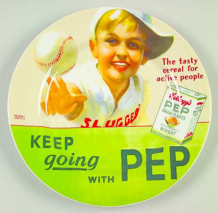 Vintage Kelloggs Sports Kids Toast Plate