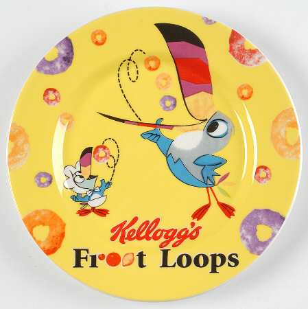 Froot Loops Toast Plate