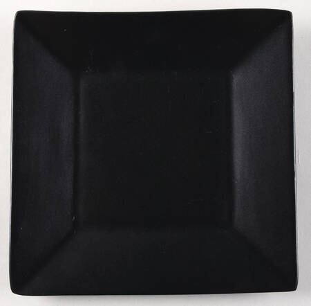 Java Black Square Salad Plate