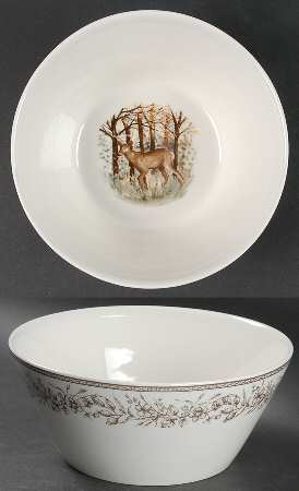 Wildlife 8" Round Vegetable Bowl