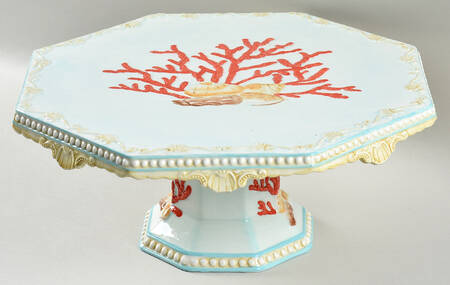 Baroque 12" Diameter Pedestal Cake Stand