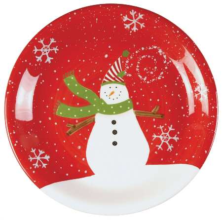 Simply Snowmen Salad Plate