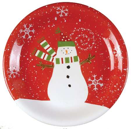 Simply Snowmen Salad Plate