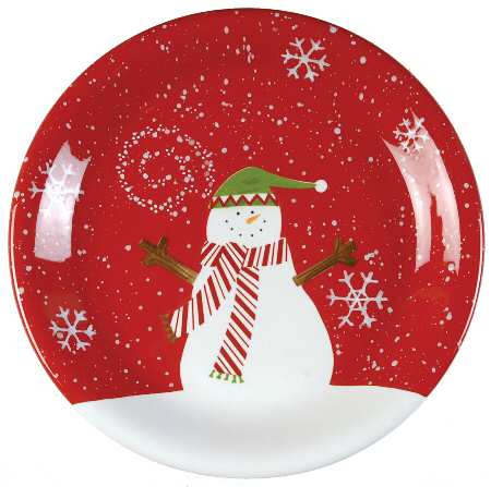 Simply Snowmen Salad Plate