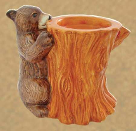 Skyline Forest Figural Candlestick