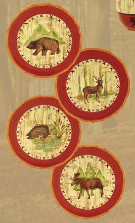 Skyline Forest Salad Plate