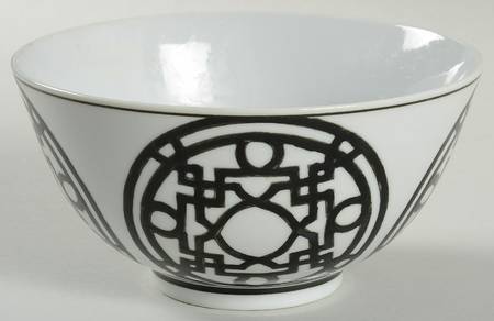 Labyrinth Black Soup/Cereal Bowl