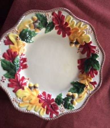 Harvest Turkey Dinner Plate