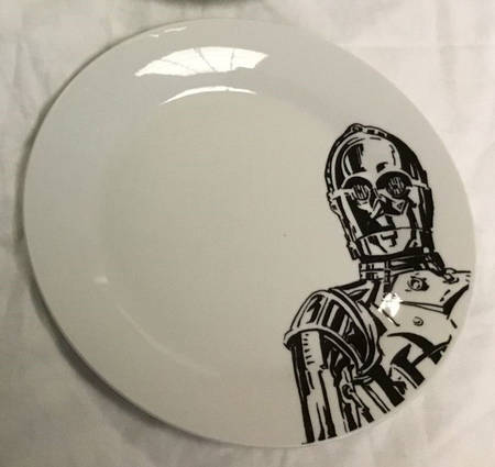 Star Wars Appetizer Plate