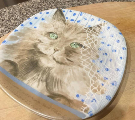 Minouettes Salad Plate