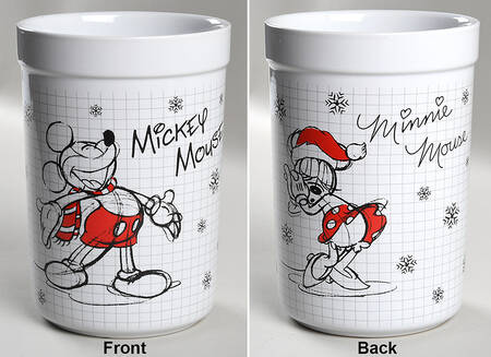 Christmas Sketchbook Utensil Holder
