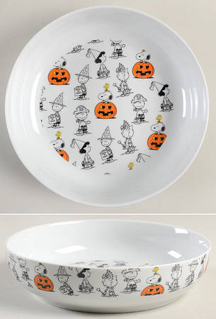 Peanuts Halloween Individual Dinner Bowl