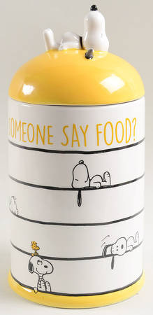 Peanuts Cookie Jar & Lid