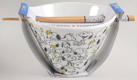 Peanuts Noodle Bowl & Chopsticks Set