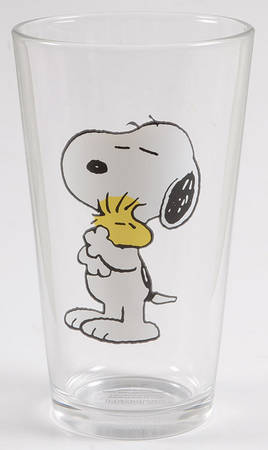 Peanuts 16 Oz Glassware Tumbler
