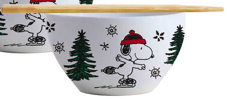 Peanuts Noodle Bowl & Chopsticks Set