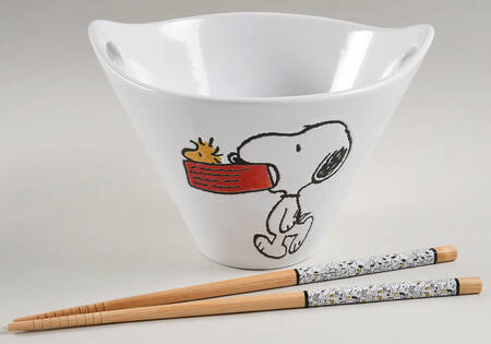 Peanuts Noodle Bowl & Chopsticks Set