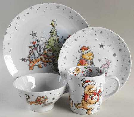 Pooh Christmas 4 Piece Place Setting